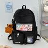Schoolbag Japanese ins schoolbag large capacity high value fashion versatile transparent pain bag junior high school high school student backpack
