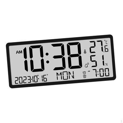 Desk Clock Digital Wall Lightweight LCD Display Desktop Electronic for