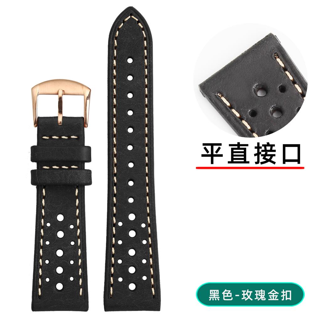 Handmade PUEBLO Italian Cowhide strap 18 19 20 21 22MM for Omega Longines Rolex Soft Retro breathable Genuine leather Watch band