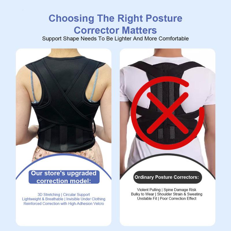 Adjustable Back Brace Posture Corrector Shoulder Support Belt Upper Lower Back Straightener Hunchback Correction Spinal Support