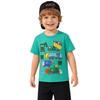 Children's Clothing Summer T-shirts Children's Cartoon Printed T-shirts Knitted Cotton Round Neck Boys' Tops