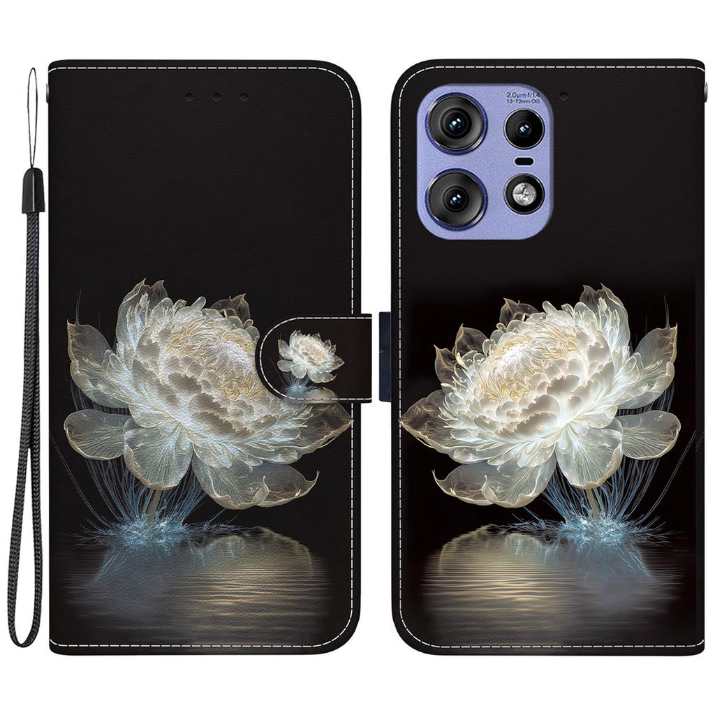 For Motorola Edge 50 5G/Edge 50 Pro 5G Case Wallet Stand Pattern Printing Leather Cover