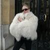 Imitation Short Beach Wool Women Fox Fur Coat New Autumn Winter Warm Fur Coat Faux Temperament Elegance Women for Coat