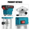 1000W 30000 RPM Laminate Trimming Machine Wood Electric Handheld Trimmer Woodworking Palm Router Wireless