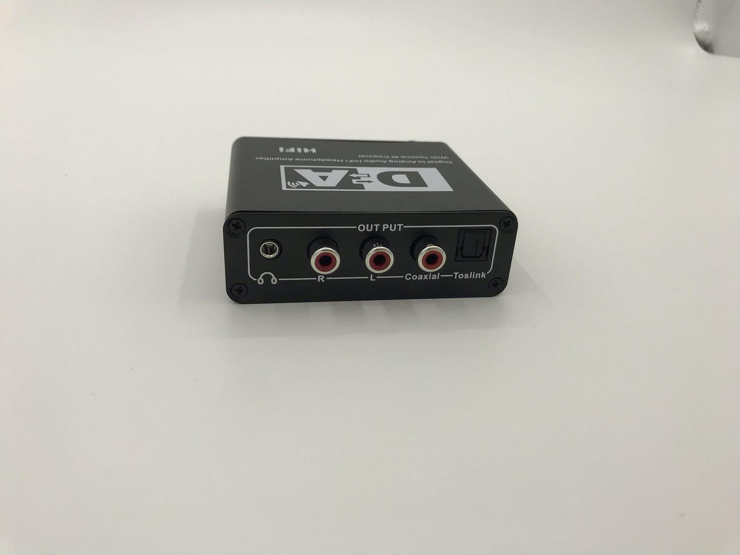 

5.1 Channel Digital to Analog Converter with Adjustable Sound Card, Optical/Coaxial Dual Mode Host Only чорний