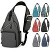 Men'S Adjustable Chest Bag, Portable Shoulder Bag Crossbody Bag, Great For Traveling, Camping, Outdoor Sports!
