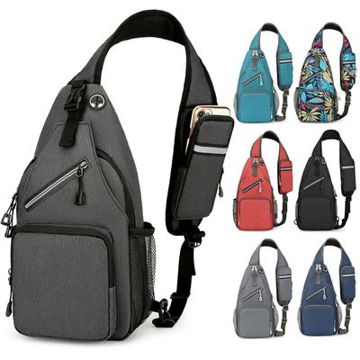 Verstellbare Brusttasche für Herren, Tragbare Umhängetasche, Ideal für Reisen, Camping, Outdoor-Sportarten!