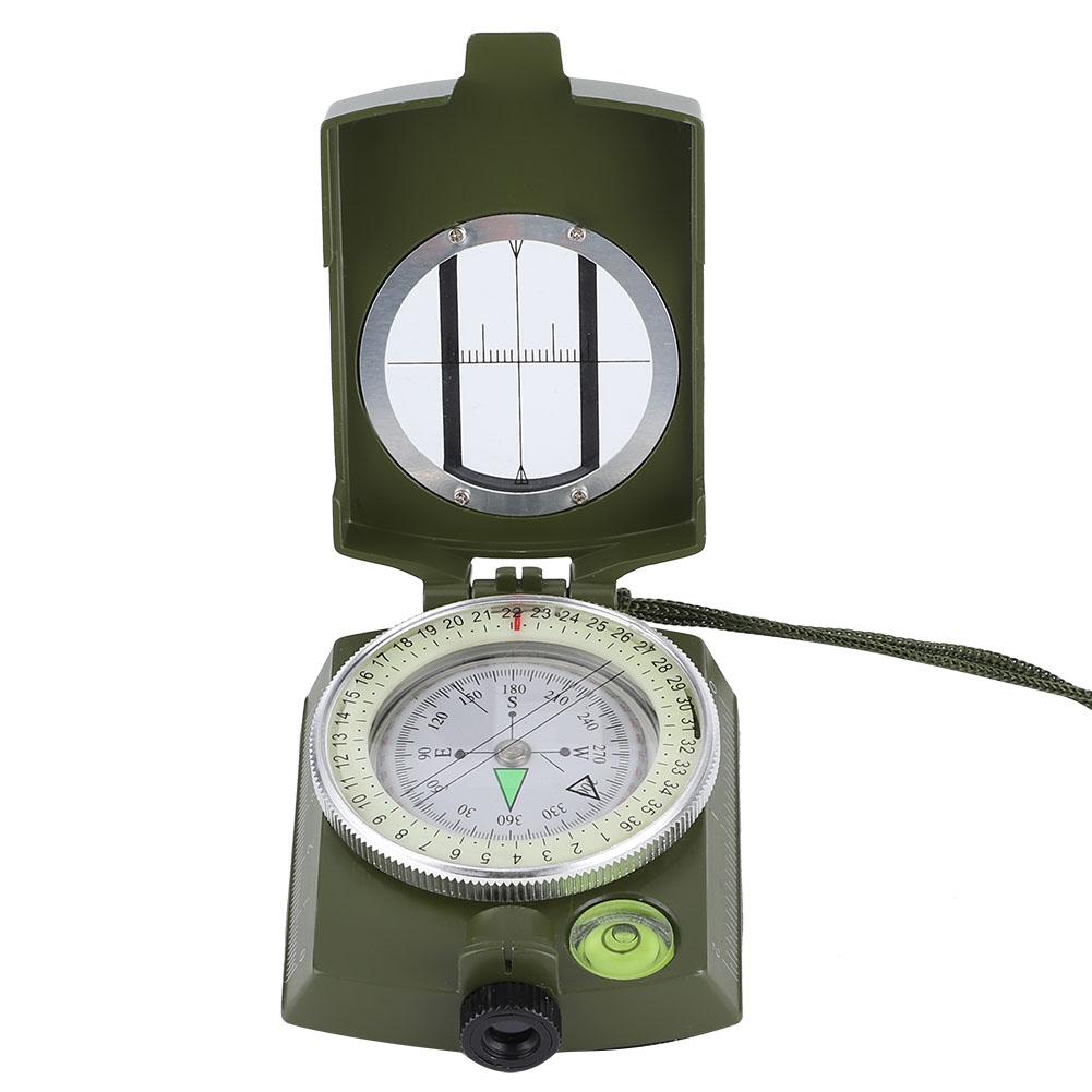 American Style Waterproof Navigational Compass for Outdoor Camping Hiking Military Green
