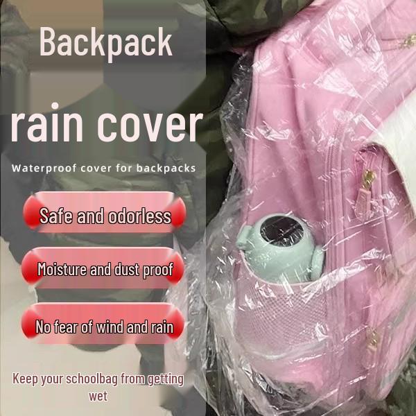 

Предложение для новичков: 0.01 Доставка за водонепроницаемый одноразовый дождевик-чехол для рюкзака с полной защитой для студентов и велосипедистов 60*100CM