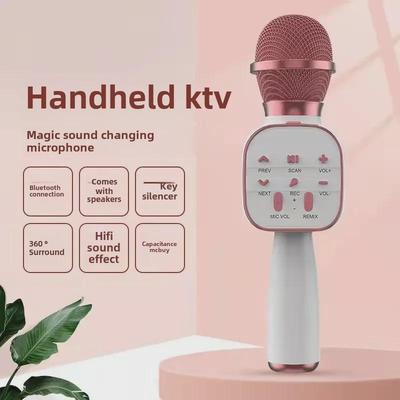 DS813 Drahtloses Bluetooth-Kondensatormikrofon: Kinder-Karaoke- und Unterhaltungsmikrofon