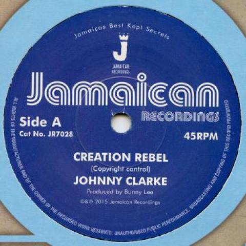 7inch Record JOHNNY CLARKE - Creation Rebel JR7028 Jamaican Record 2015 UK Reggae, Ska & Dub Used
