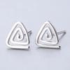 100% 925 Massiv Echtsilber Piercing Herz Krone Liebe Biene Ohrstecker Für Frauen Mädchen Brincos pendientes Brincos