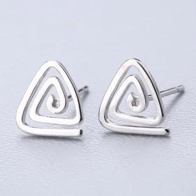 100% 925 Massiv Echtsilber Piercing Herz Krone Liebe Biene Ohrstecker Für Frauen Mädchen Brincos pendientes Brincos