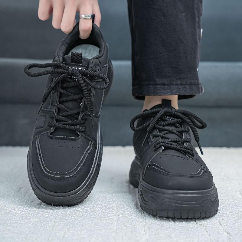 Men's Summer Thick-Soled Height-Increasing Versatile Board Shoes, Casual Breathable Trendy Sports Footwear.