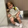 Soft Silicone Reborn Girl Baby Doll With Vessels 60 CM 3D Paint Cloth Body Lifelike Hand Made Long Hair Art Bebe Birthday Girt