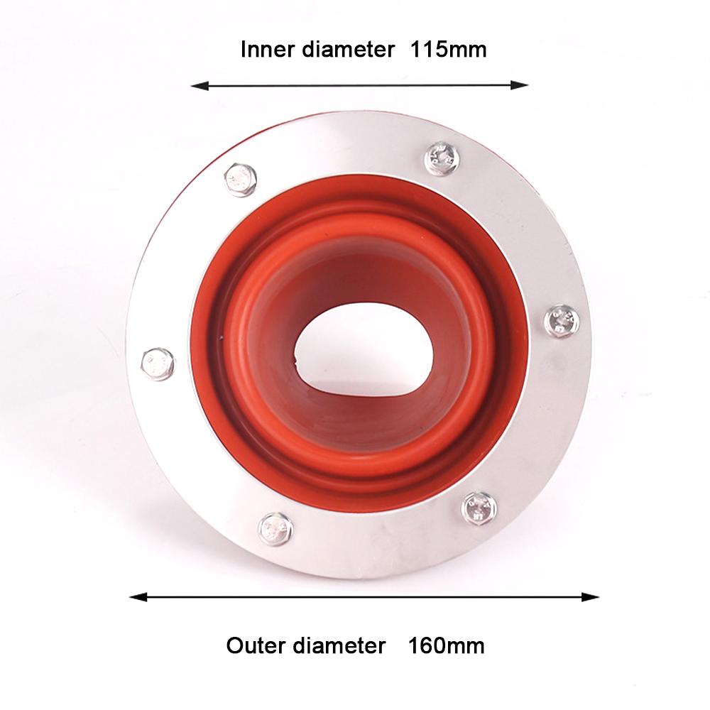 

Комплект печного отверстия для палатки, гибкий кровельный силиконовый металлический кровельный трубный фартук, высокая термостойкость, защита от ожогов красный