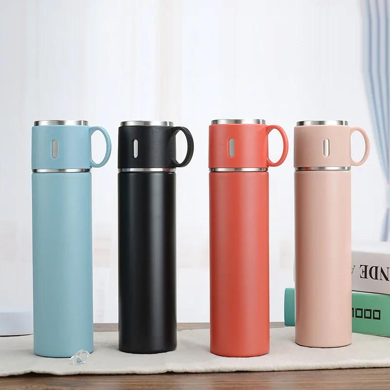 Stainless Steel Insulated Keep Cool Thermos Cup Bottle Vacuum Flasks Thermos Double Wall Insulated Cup Travel