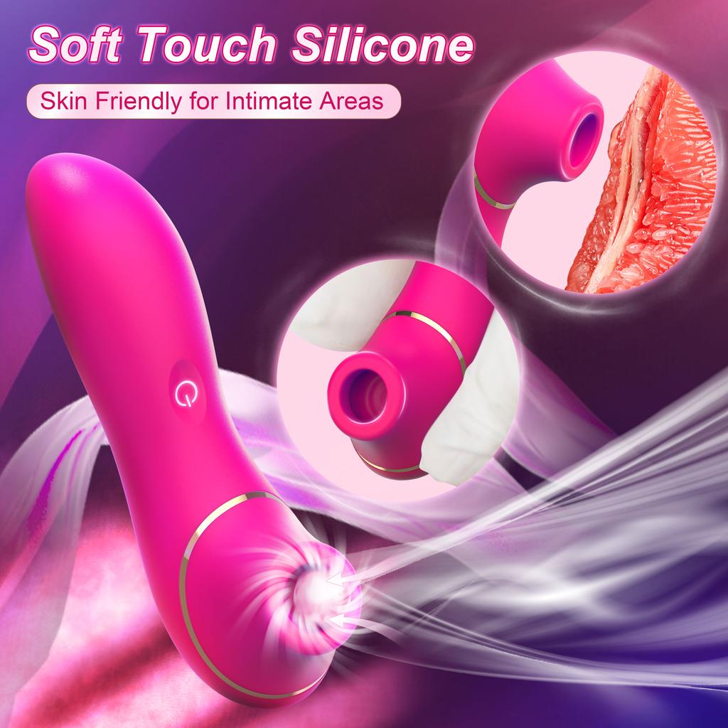Sucker Clitoris Sucking Vibrator Female Clit Nipple Oral Vacuum Stimulator Massager Sex Toys Adults Goods for Women Masturbators