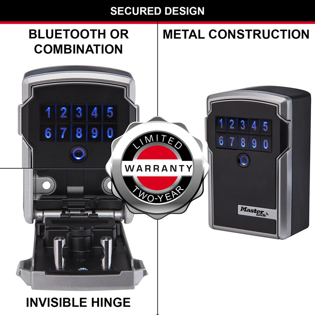 Master Lock Smart Connected Key Safe Wall Mounted, Medium, Outdoor