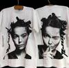 Men's Cotton T-shirt Bjork Vintage White 2 Sided T-shirt Cotton Short Sleeve Unisex Tshirt
