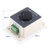 Motor Governor Speed Controller Speed Regulator DC10-60V 20A Pulse Width Modulator PWM Motor Speed Controller Waterproof Shell