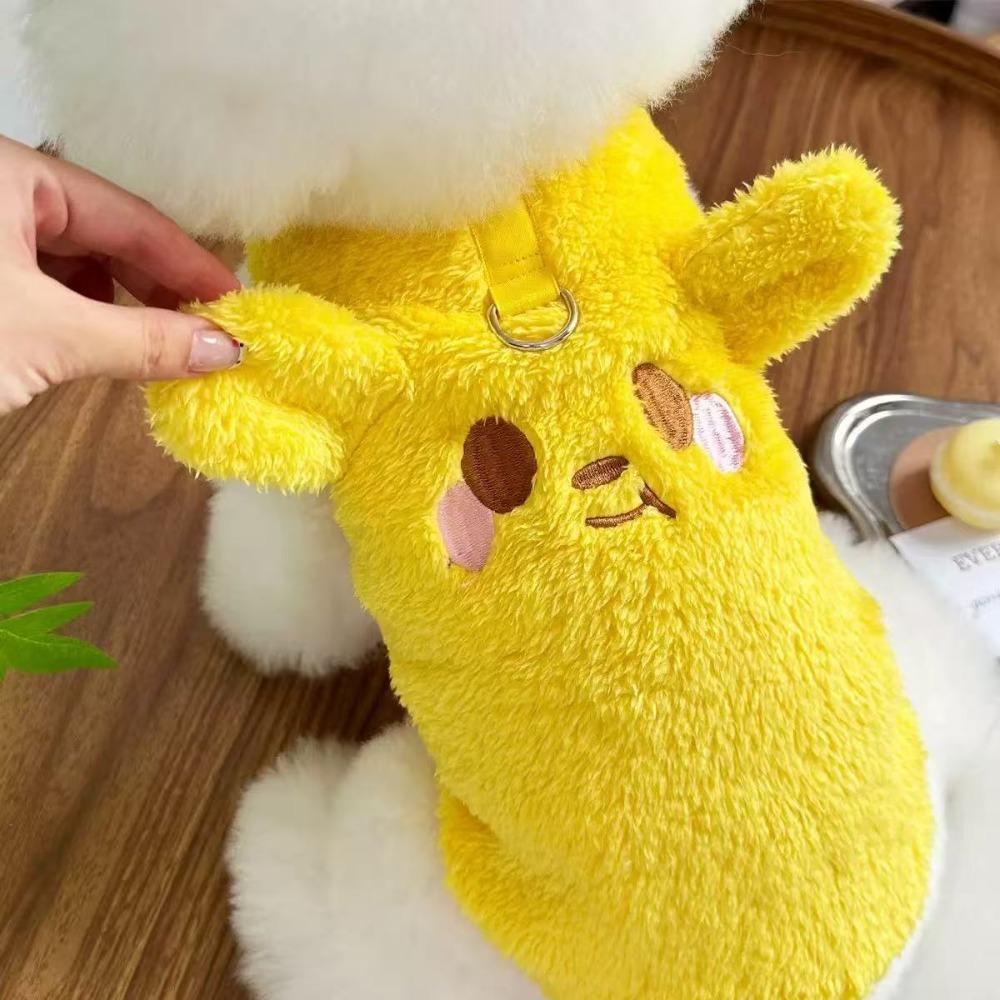 

Soft Plush Dog Vest Fleece-Lined Warm Vest Dog Clothes Winter SeasonFashion Pet Wear M-Style2