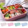 Multicolor Compartments Bento Case Plastic Lunchbox High Quality Japese Style Lunch Box  Commuting