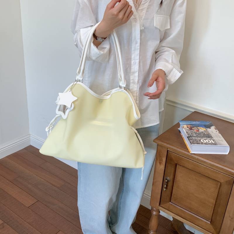 Cloud Bag With Drawstring Large Capacity For Commuting Women