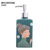 Cute Cartoon Character Lotion Bottle Resin Craft Soap Dispenser Hand Sanitizer Bottle Shampoo Bottle Bathroom Decoration Gift