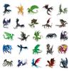100 Waterproof Dragon Graffiti Cartoon Stickers: Creative DIY for Skateboards, Water Bottles, and Suitcases