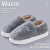 New winter cotton slippers women's couple indoor home non-slip warm plush thick-soled slippers men's outer wear