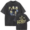 Korn Follow The Leader Album Vintage Washed Graphic Tee  Unisex Gothic NuMetal Unisexs Casual Oversized  Cotton TShirt