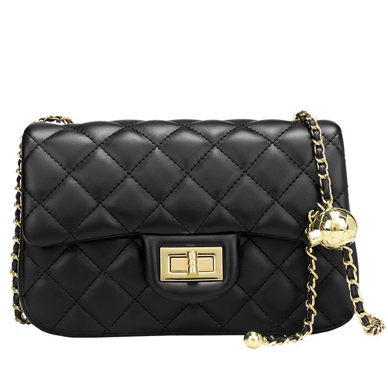 Bolso ligero de lujo para mujer, pequeño bolso con cadena y aroma a perfume, bolso bandolera de alta calidad para debajo del brazo.