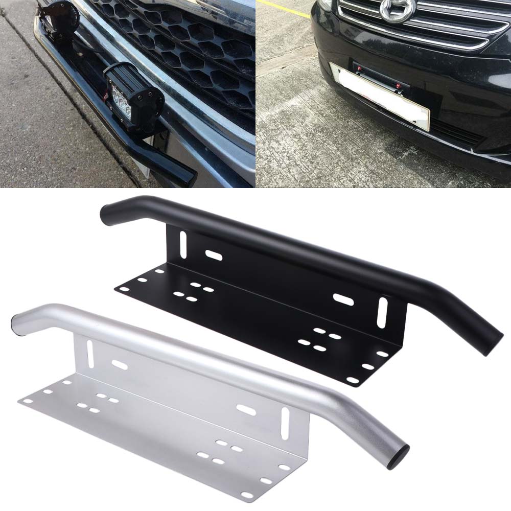 Glossy Surface Registration Plate Holder Waterproof Car License Plate Bracket Universal
