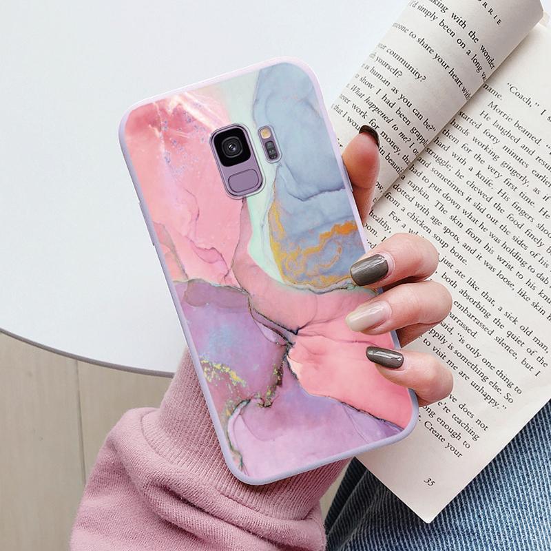 Color Luxury Marble Case For Samsung Galaxy S9 S 9 Plus Fundas Soft Silicone Protection Back Cover For Samsung S9 Shockproof Bag