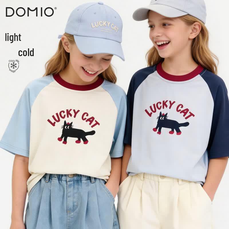 Duomiaowu Girls  Short Sleeve T-Shirt 140