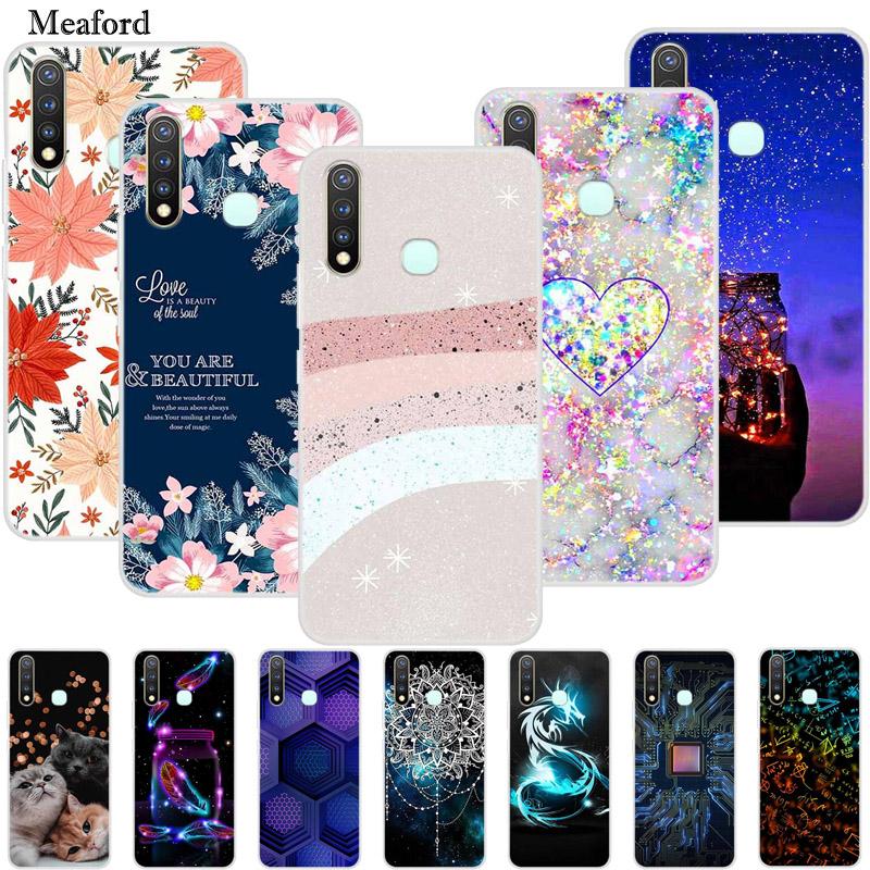 Per Vivo 1915 / Y19 /U3 Custodia Bumper Silicone TPU Copertura Posteriore Morbida Per Vivo Y19 Y 19 VivoY19 Custodia Cartone animato fundas su Vivo1915 Coque