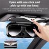 Car Sun Visor Glasses Case Anti-Scratch Auto Sunglasses Holder Eyeglasses Storage Hard Box Universal for Sedan Suv Mpv Truck