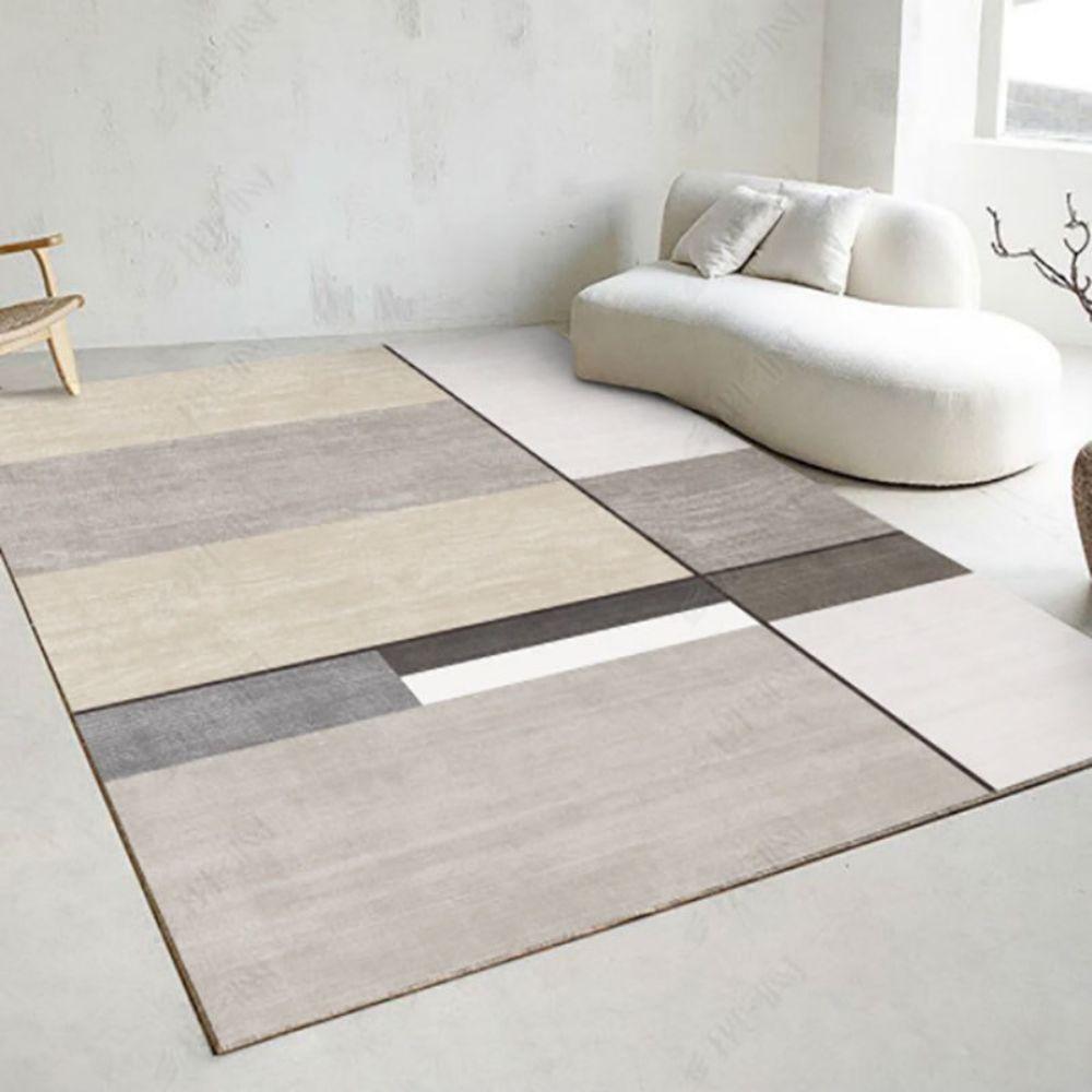 Modern Crystal Velvet Rug Affordable Large Area Home Bedroom Rug Living Room Sofa Coffee Table Mat Simple Lounge Mat