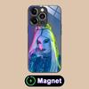 Fashion Ava Max Glass MagSafe Mobile Phone Case for iPhone 17 16 15 14 13 12 11 Air Pro Max Plus Mini Colorful Cover