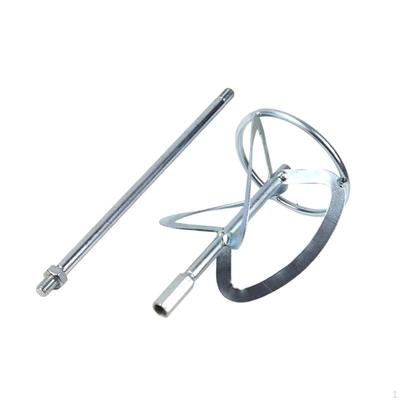Concrete Mixing Rod for Hand Drill Easy Clean Heavy Duty Putty Rustproof Paint Mixer Bit