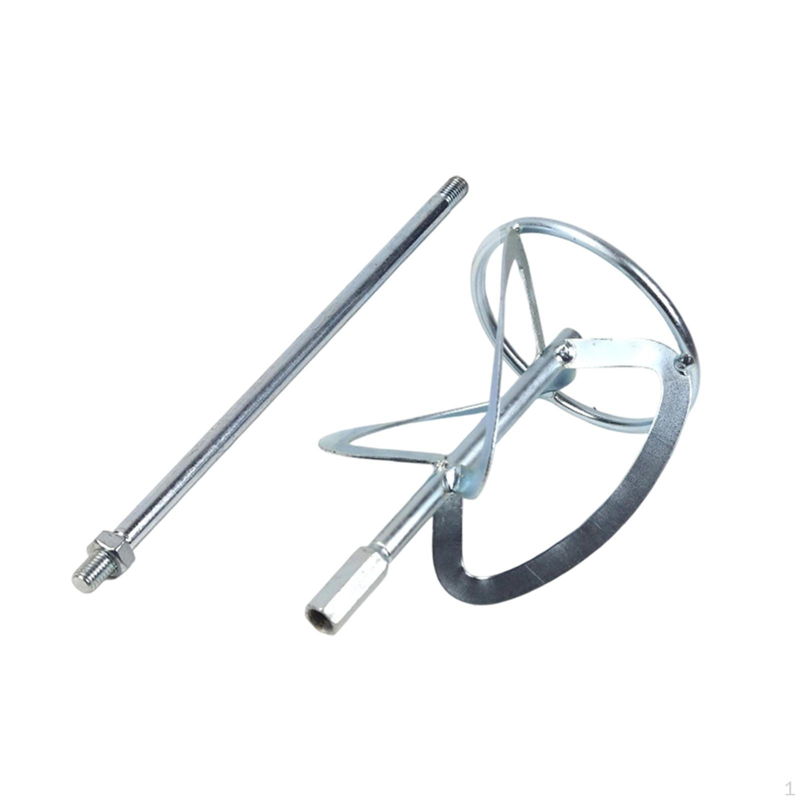 

Смеситель для бетона для ручной дрели Легко чистить Прочный Шпаклевка Нержавеющий Смесительный бит M12