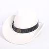 Popular European and American Classic Suede Western Cowboy Hat Men's and Women's Fashion LO Style Peach Heart Cowboy Hat