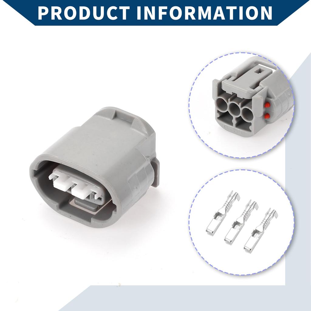 Hihaha Toyota Compatible Alternator Power Connector Plug / Inner Female Wire Terminal Connector /