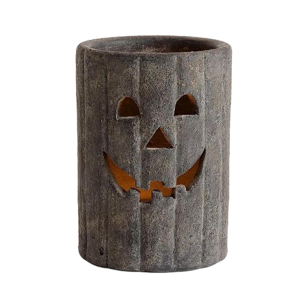 Halloween Pumpkin Candle Holder for Home Decor Fall Centerpiece