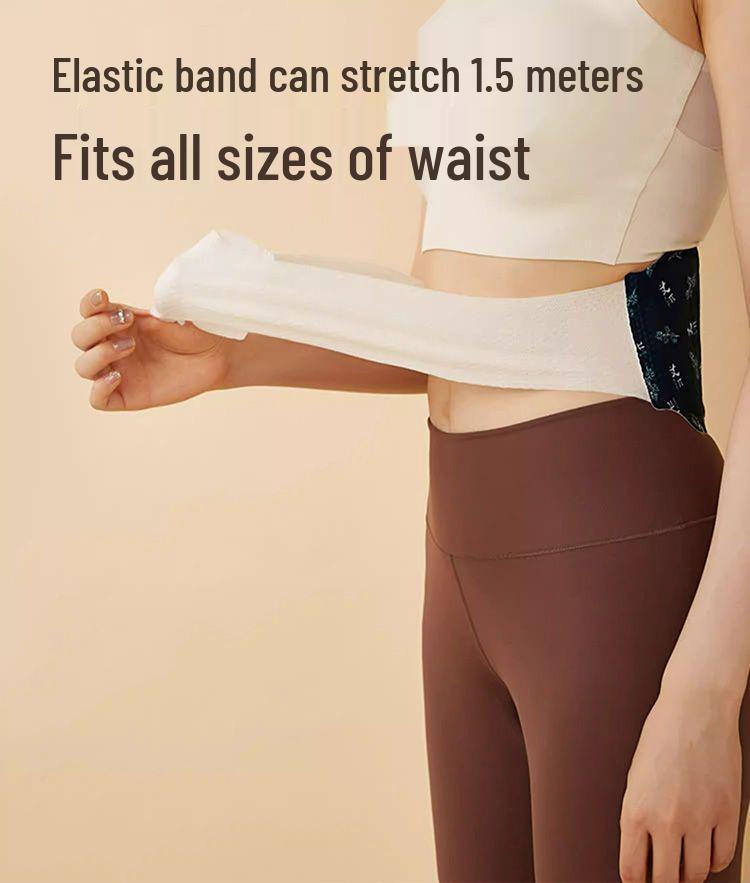 Mugwort Heating Pad: Warm Belt for Waist, Abdomen, or Stomach - Lumbar Support & Period Relief