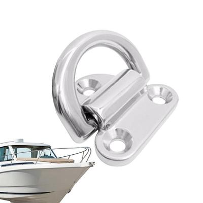 D Ring Shackles Stainless Folding Chain Shackle Sailing Rigging Hardware For Boat Truck Bed Tailgate Accessories Bow Sailing