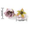 5/10Pcs Peony Artificial Flowers 4.5cm Silk Fake Flower for Home Room Decor Garden Wedding Decoration Bride DIY Wreath Accessory