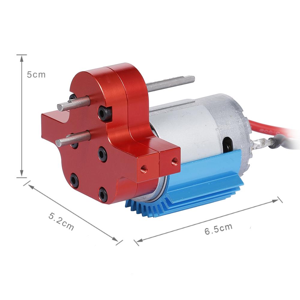 Replacement For 1/12 MN-D90 FJ-45 Metal Gearbox 380 Brushed Motor Speed Change RC Car Parts