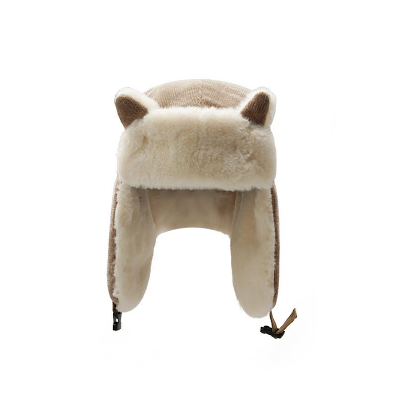 Warm And Adorable Fox Ears Lei Feng Hat For Women Perfect For Outdoors Winter